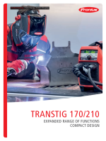 

TransTig 170 210 brochure

