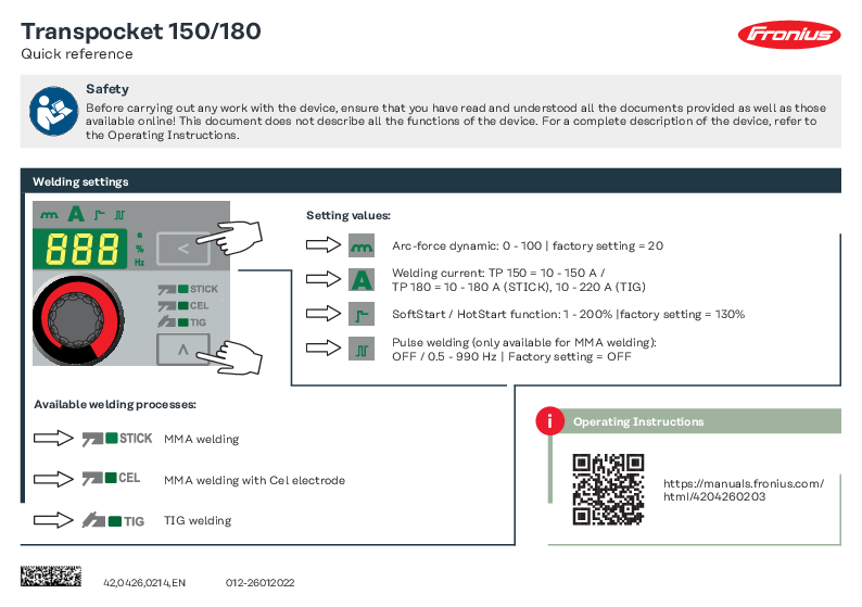 

TransPocket 150 180 Quick Guide

