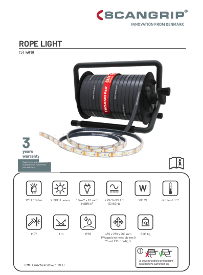 

03.5816 brugsanvisning

