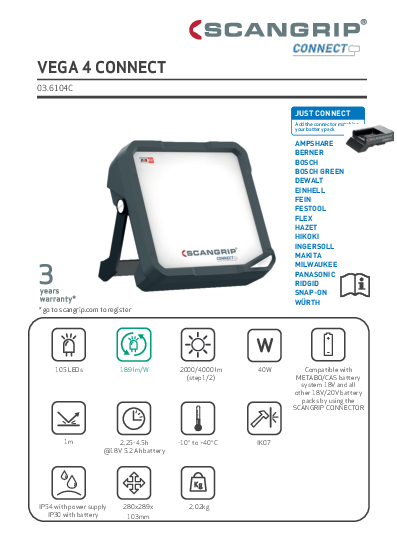 

03.6104C brugsanvisning

