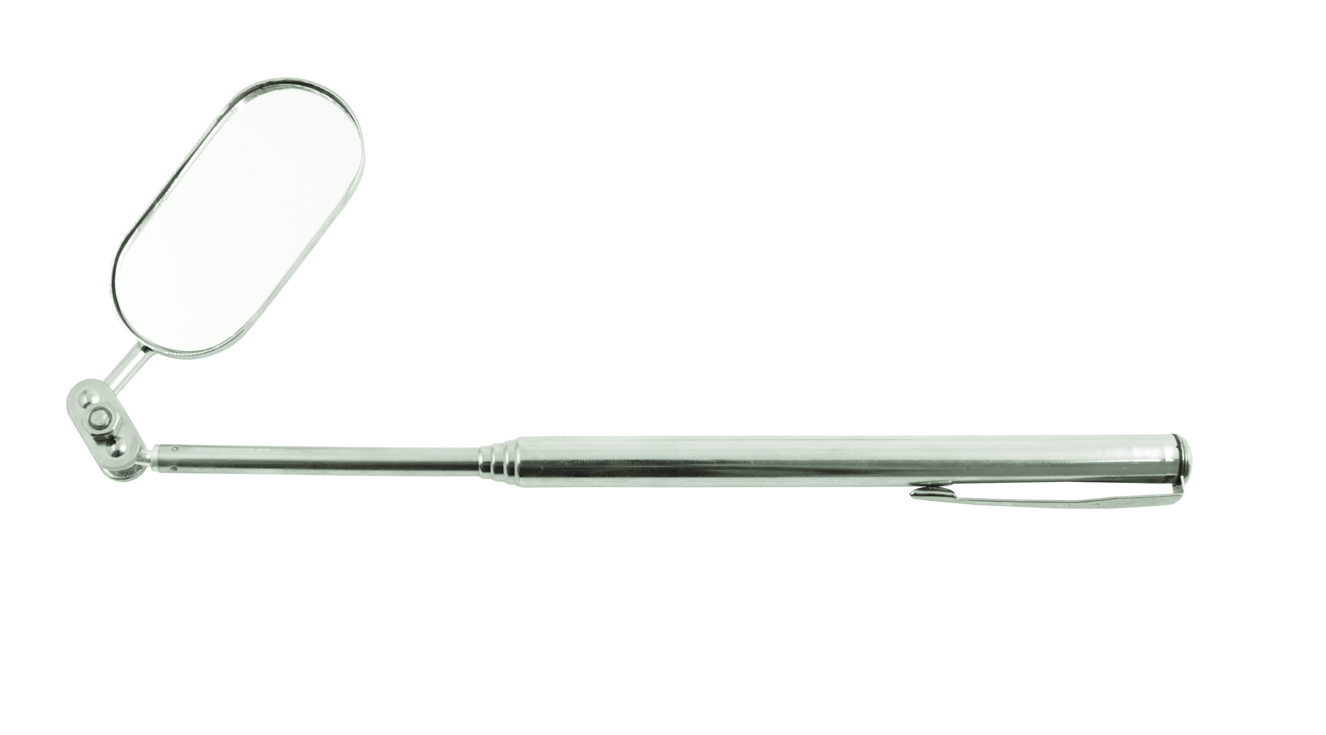 

Inspektionsspejl 25x50 mm m/led og teleskopstang max L=430 mm
