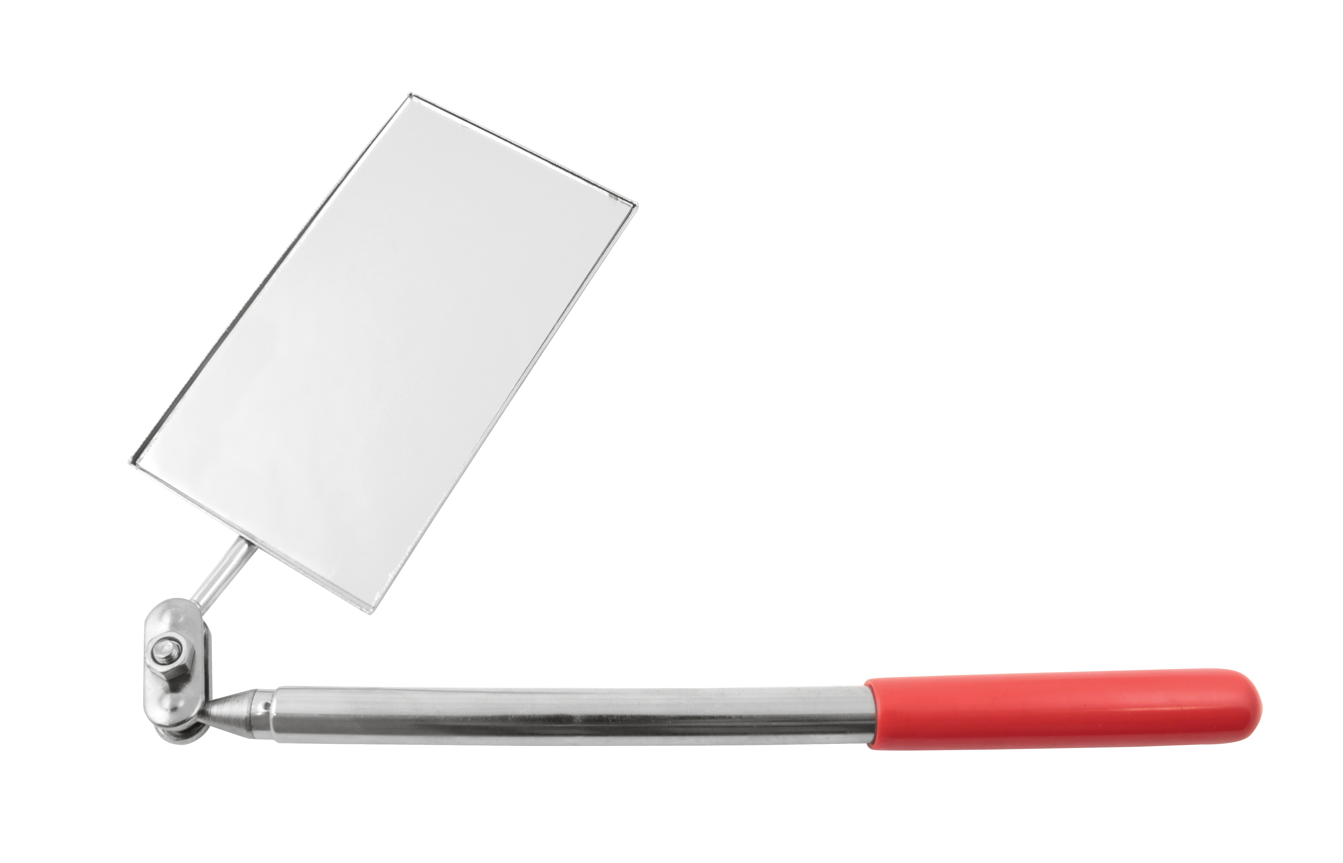 

Inspektionsspejl 51x89 mm m/led og teleskopstang max L=480 mm