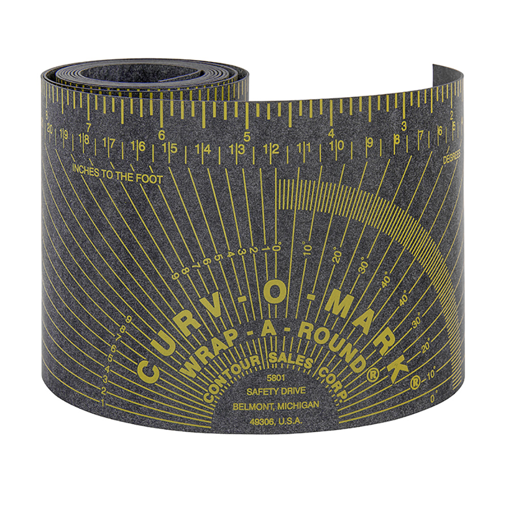 CURV-O-MARK Wrap-a-round 164GG GRÅ (Medium) 280°C/550°F ØD 3-6" (J1867/14763)