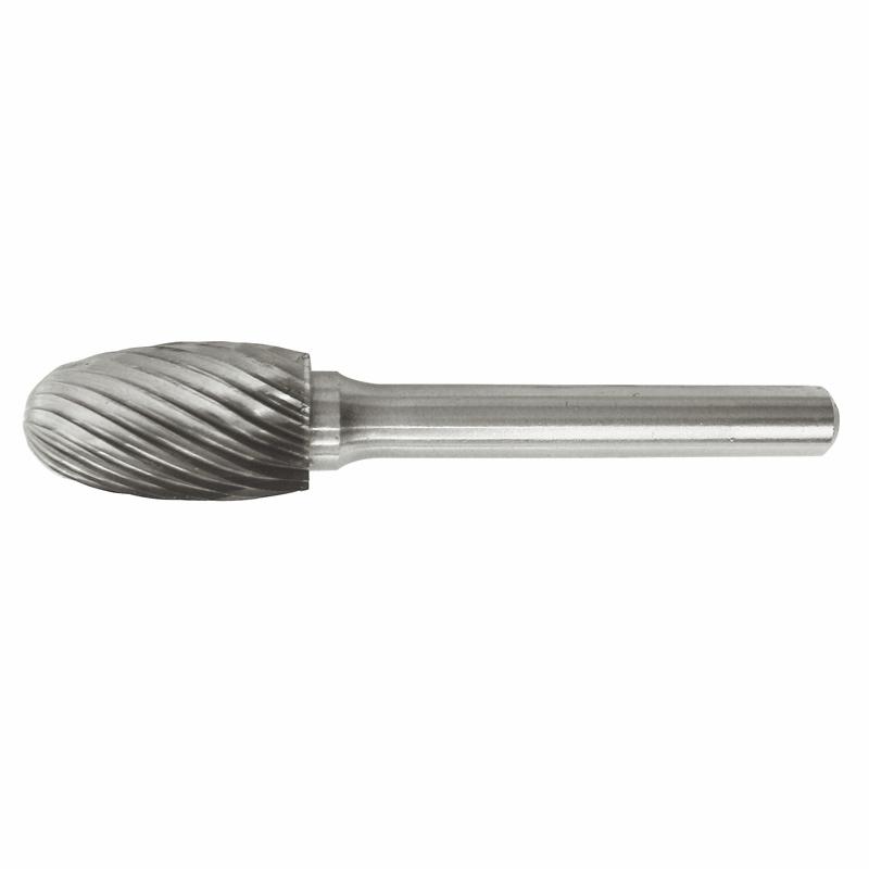 

Roterende FilHM Ø12 x 20 mm form E (Single cut) med Ø6 mm skaft