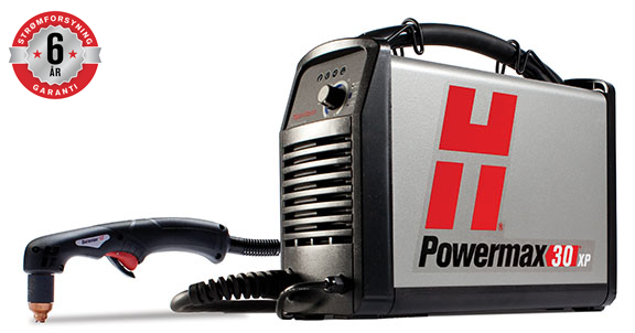 Hypertherm Powermax30 AIR plasmaskærer inkl. 75° håndbrænder, 4,5 m