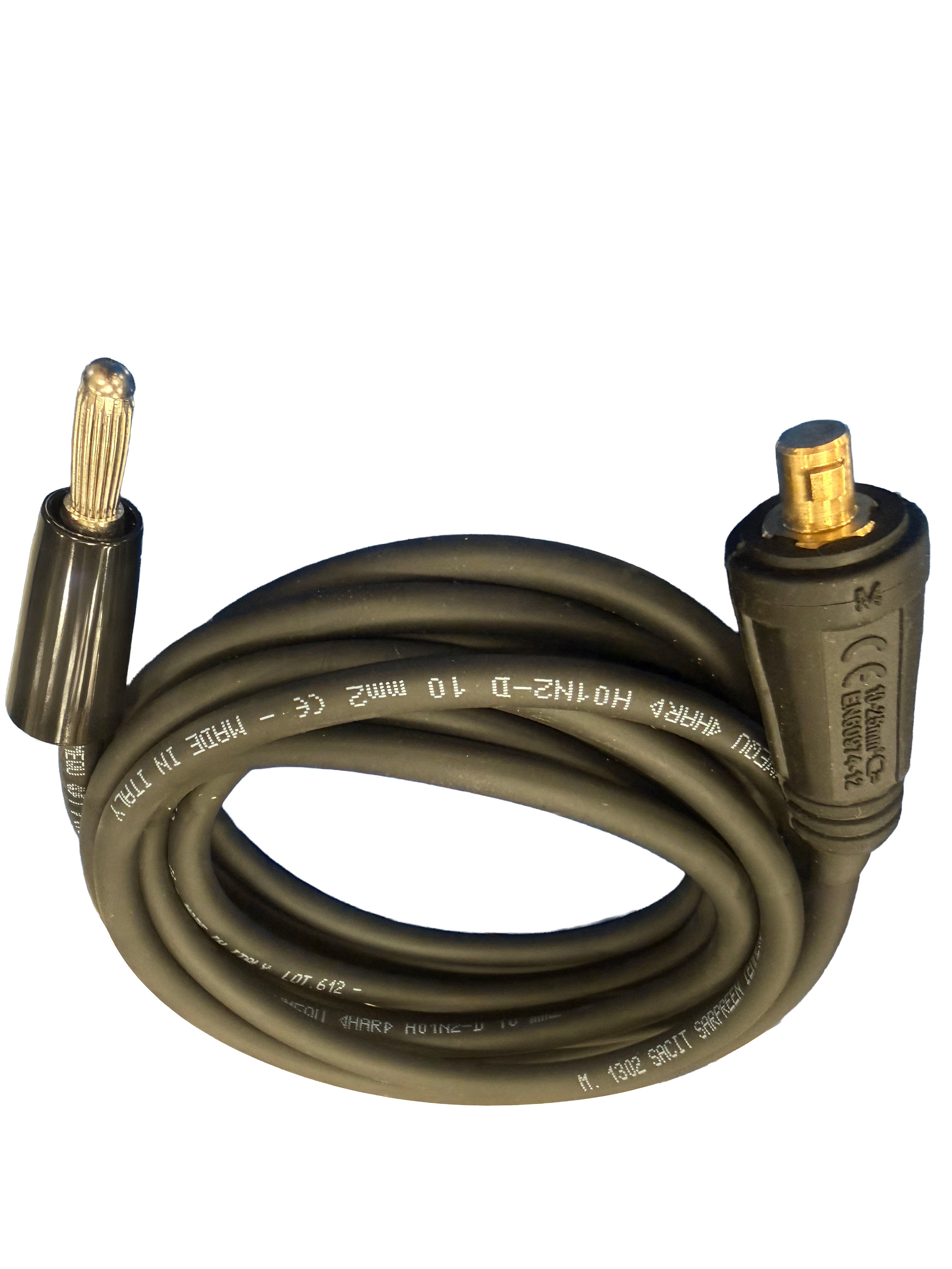 Clean Marker kabel 10 mm² plug 4m sort